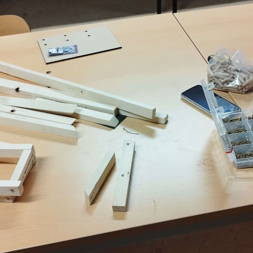 Photo de travail sur le projet