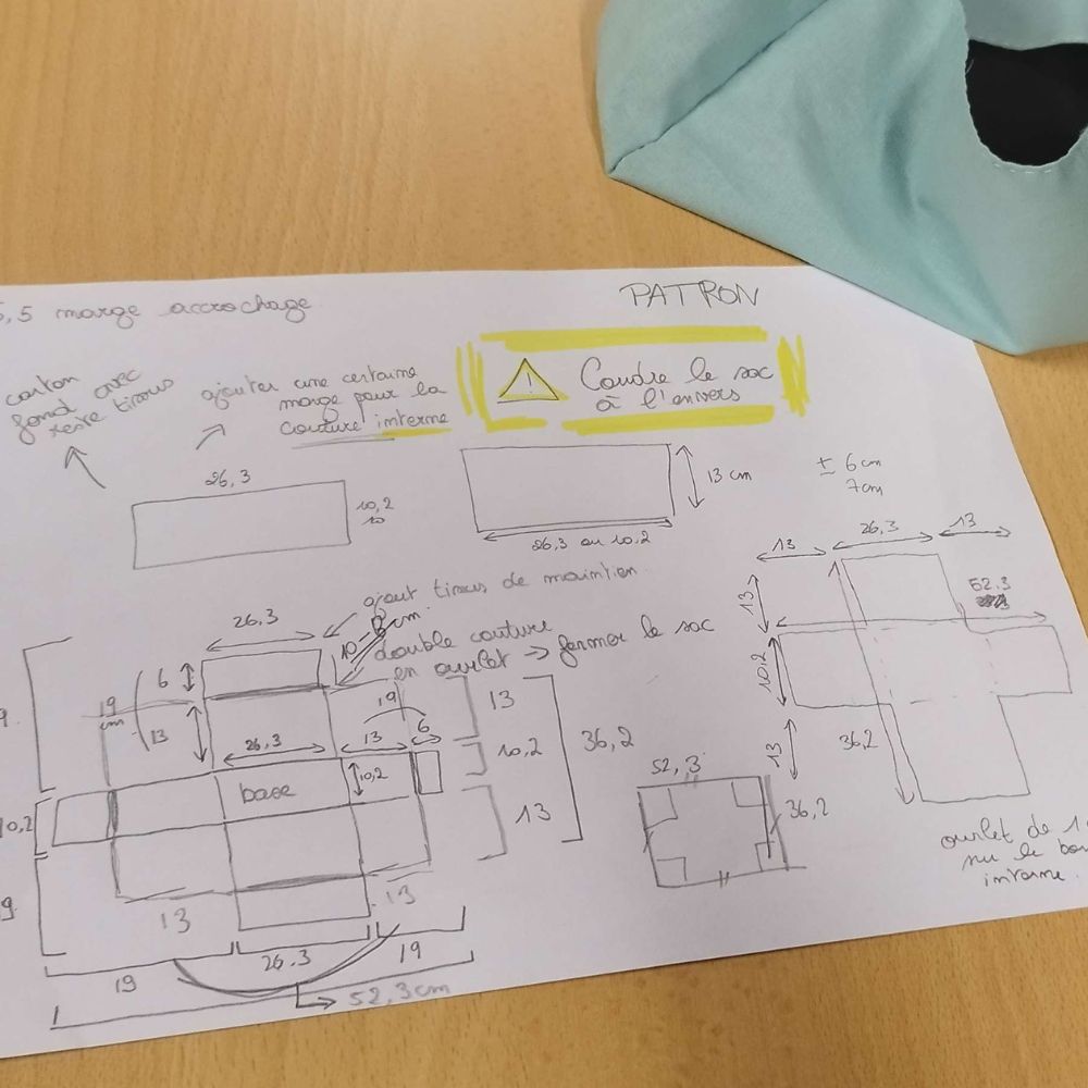 Photo de travail sur le projet