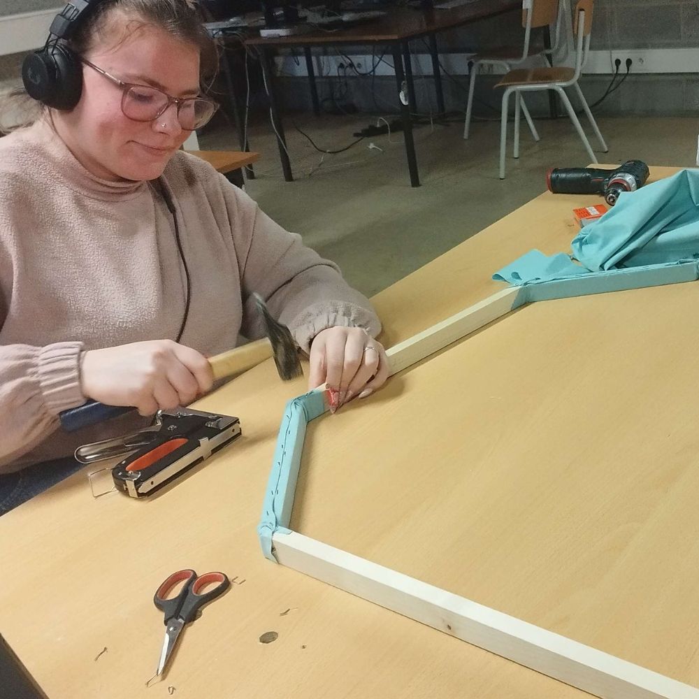 Photo de travail sur le projet