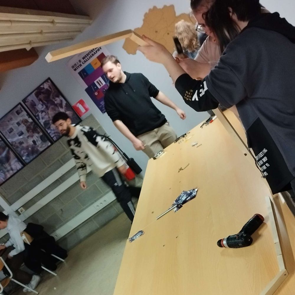 Photo de travail sur le projet